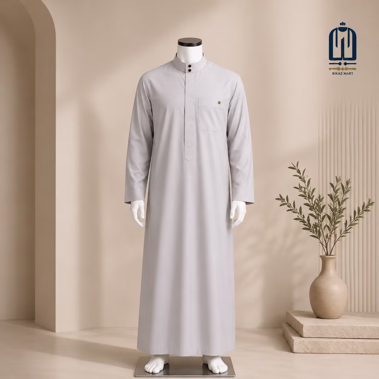 arabian Premium Arabian Jubbah – Modern Islamic Thobe for Men - Image 1